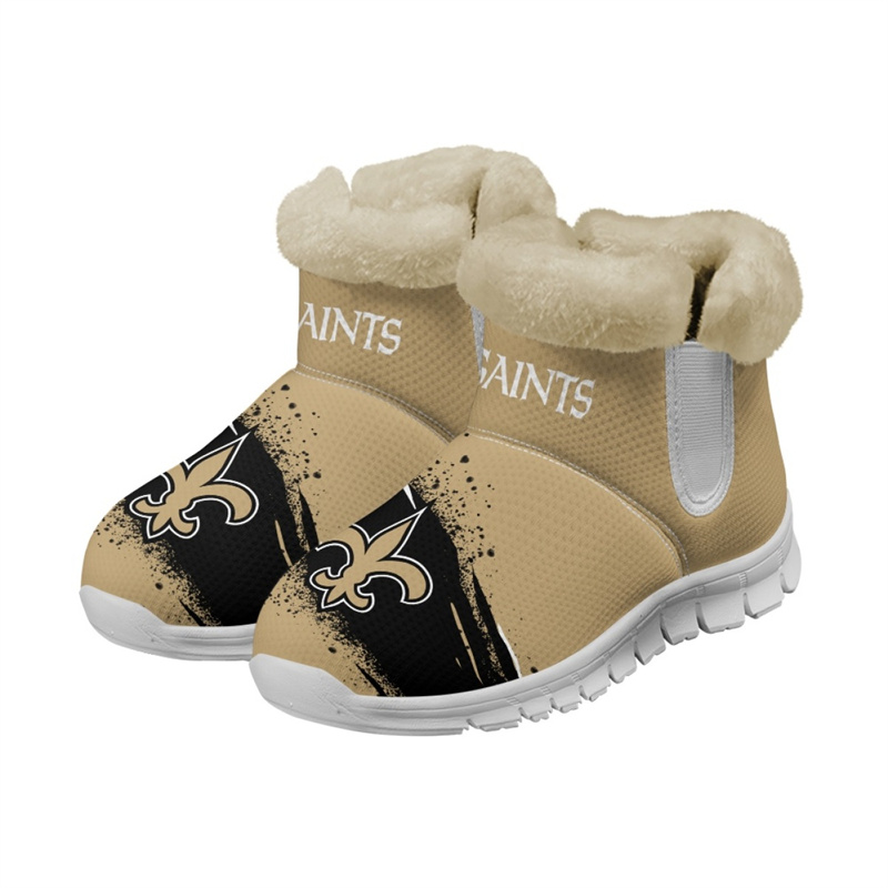 Women's New Orleans Saints 2024 Snow Boots/Shoes 003(Pls check description for details)